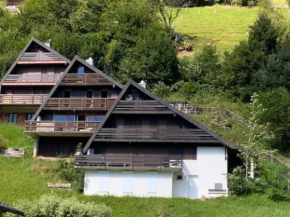 Idyllisches Chalet in den Bergen beim Titlis